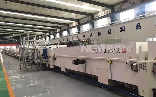年產480萬平米，巨潤建材LOW-E玻璃生產線開車試運行