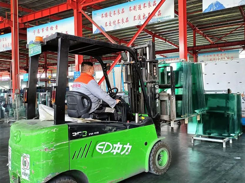 沭陽華新玻璃復工復產忙